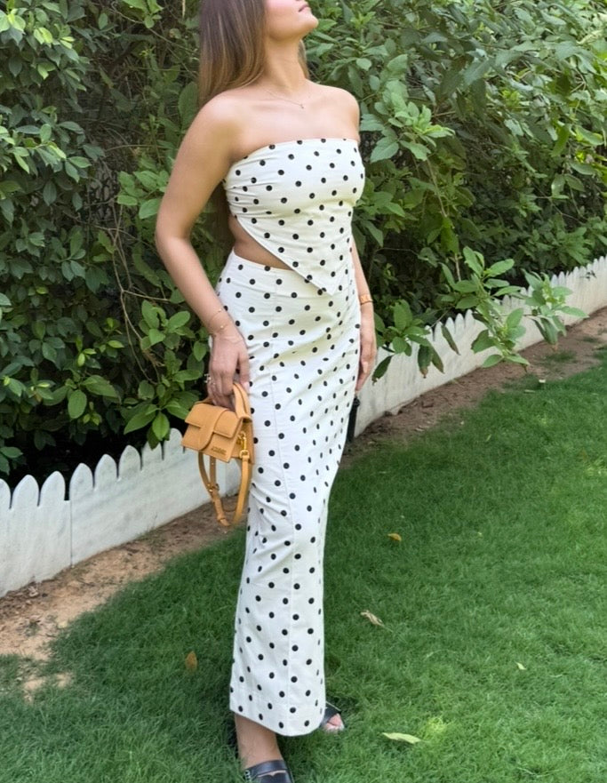 Polka sequin Co-ord Set