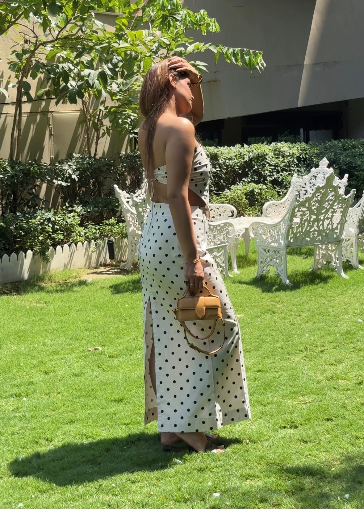 Polka sequin Co-ord Set