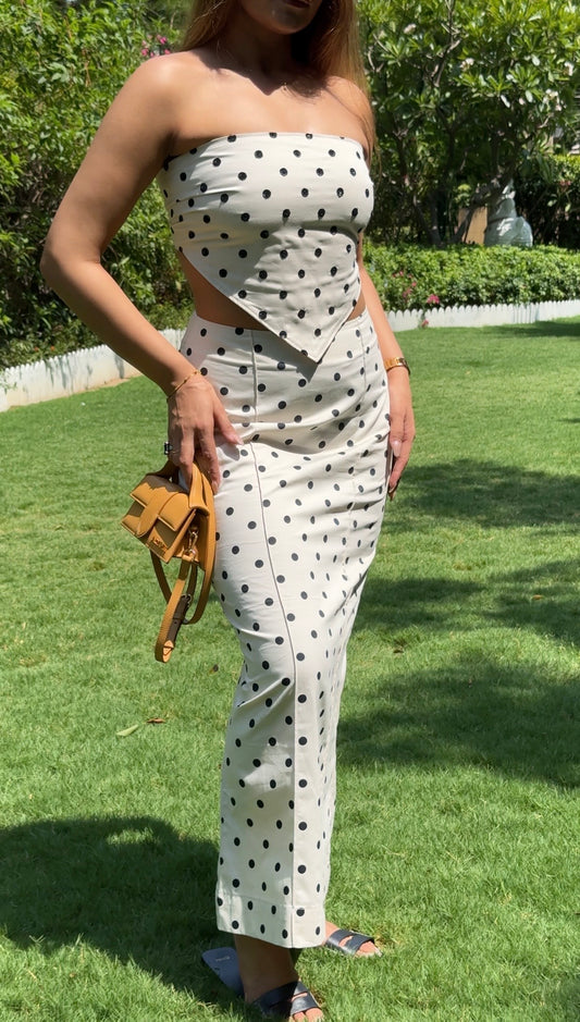 Polka sequin Co-ord Set