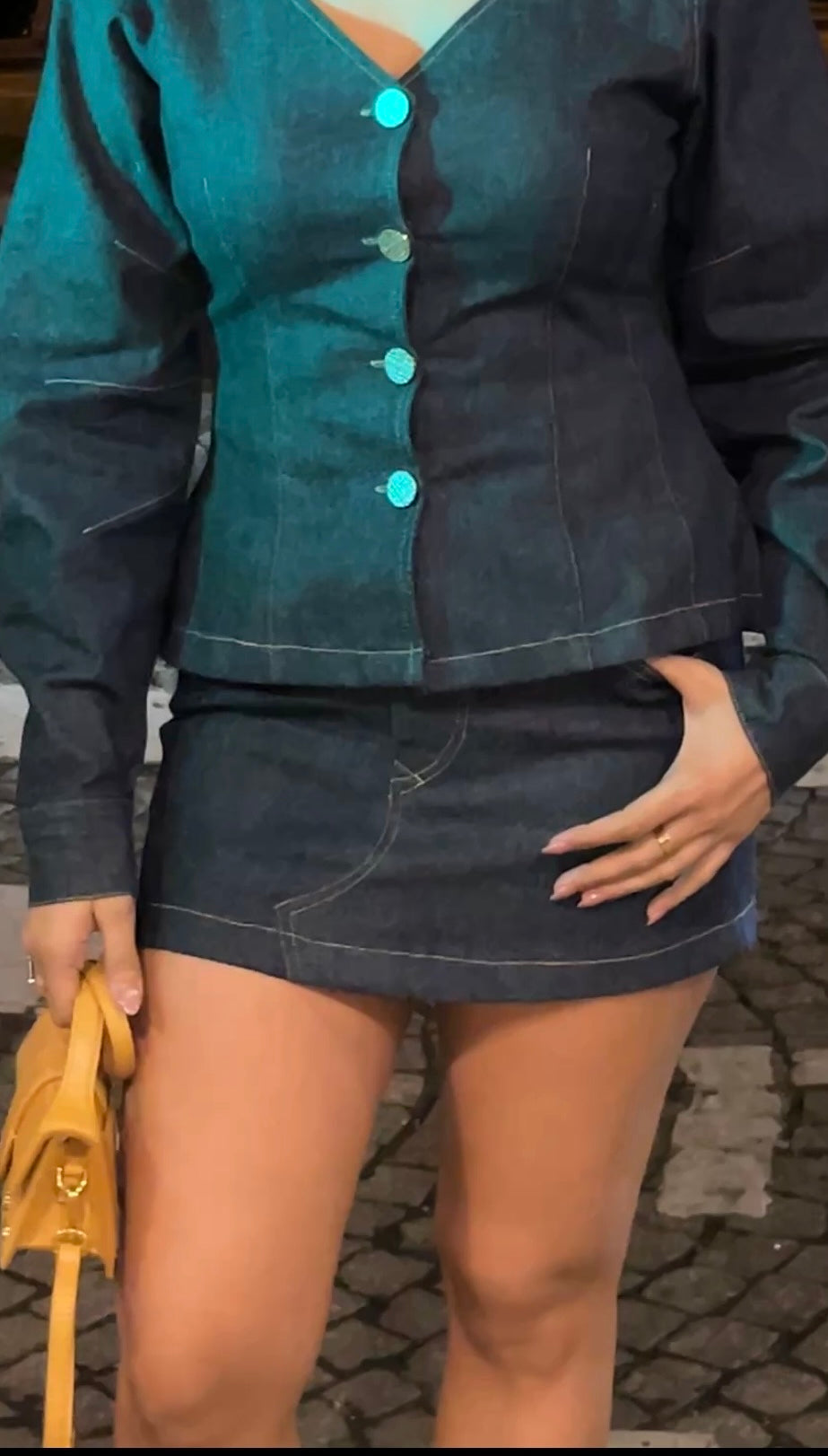 Define Denim Mini Skirt